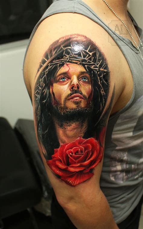 jesus christ tattoo design|More.